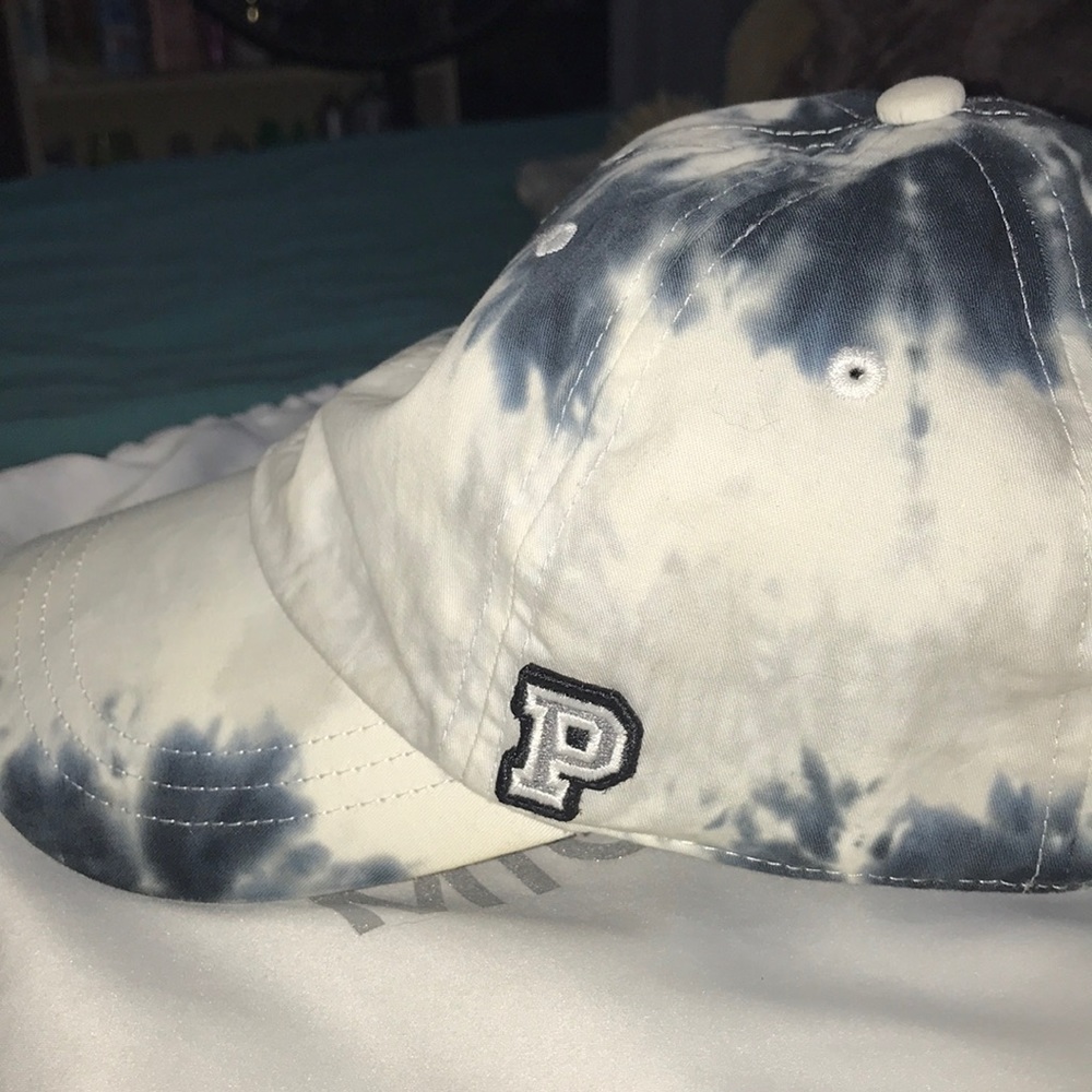 PINK tye-dye strap back hat